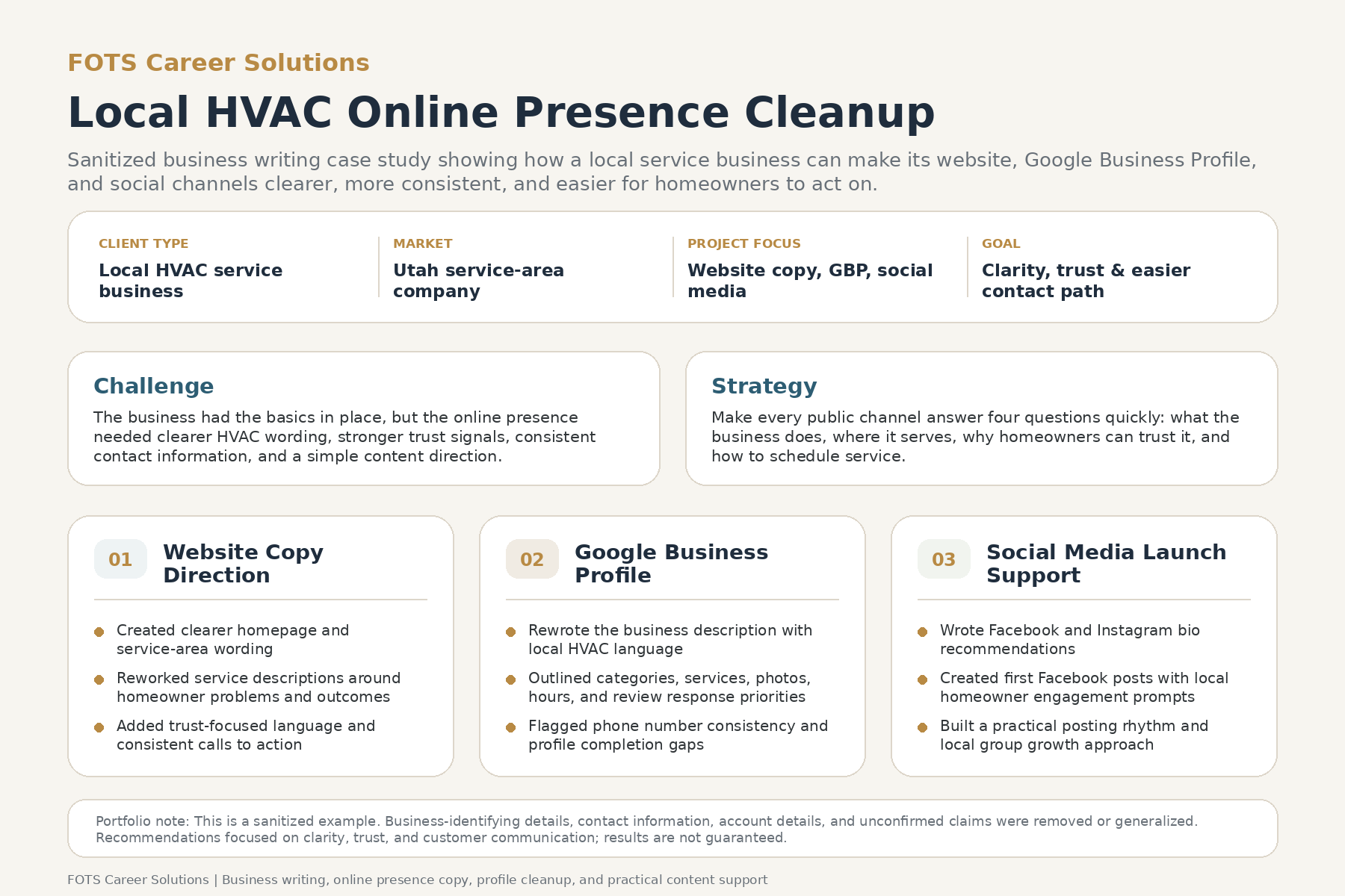 Business Presence Case Study